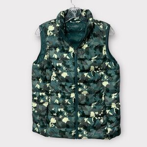 Eddie Bauer 650 Down Vest size M in CamoFloral